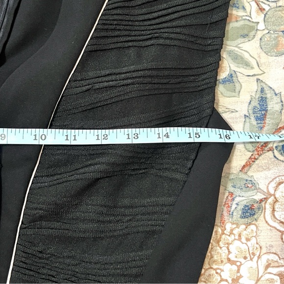 Claudie Pierlot, Paris Black Ruched Cocktail Sheath Dress Plunge,EUC, 38 Size 6 - Picture 5 of 9